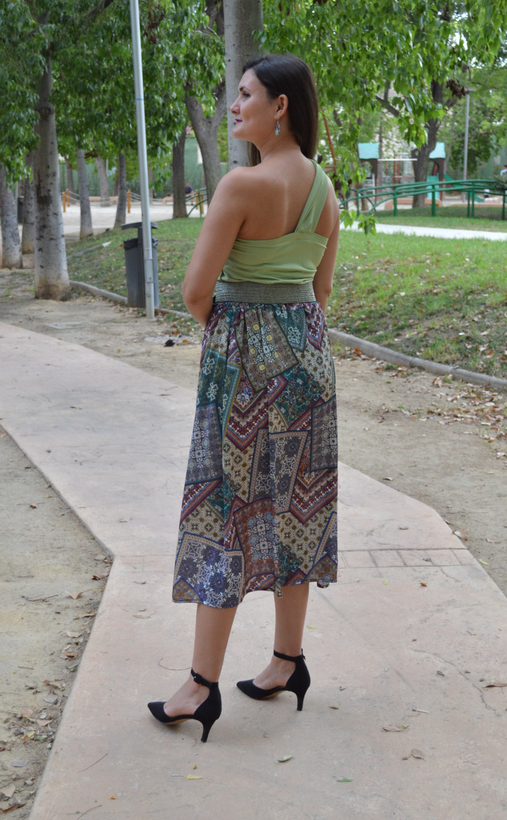 Vestido green palmer